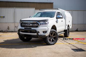 FORD RANGER BEAST BLACK MACHINED WITH DARK TINT